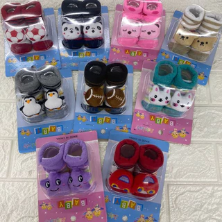 Kit 12 Sapatinhos Pantufas Infantil Bebe 0-9 mes Bebê Juvenil Menino Menina Feminino Masculino Meias