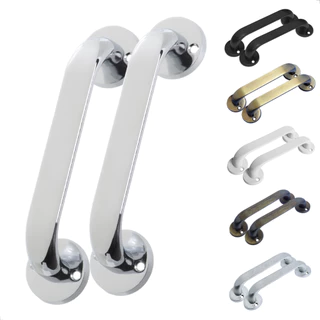 Par 2 Puxadores Classic 10cm P/ Portas e Janelas