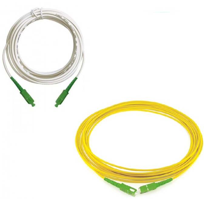 Cordão Óptico Patch Cord Fibra Óptica 2 Metros SC APC