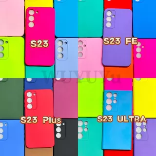 Capa Capinha Samsung S23/S23 FE/S23 PLUS/S23 ULTRA Silicone Aveludado
