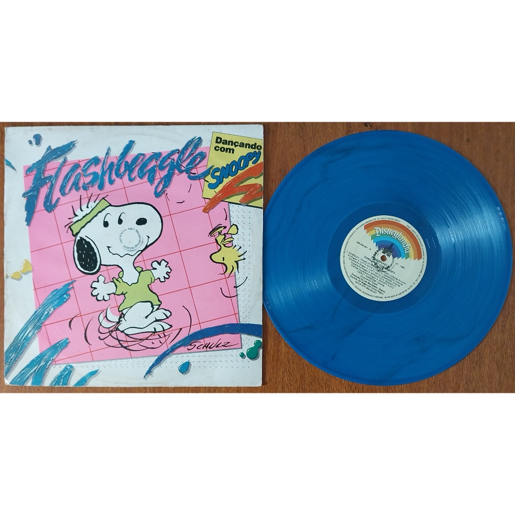 LP - FLASHBEAGLE - DANÇANDO COM O SNOOPY - 1984 - DISCO AZUL | Shopee ...