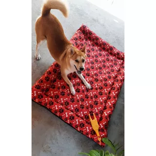 Colchonete Gigante 150X100 cm Com Zíper para Cachorro ou Gato Caminha Pet Grande