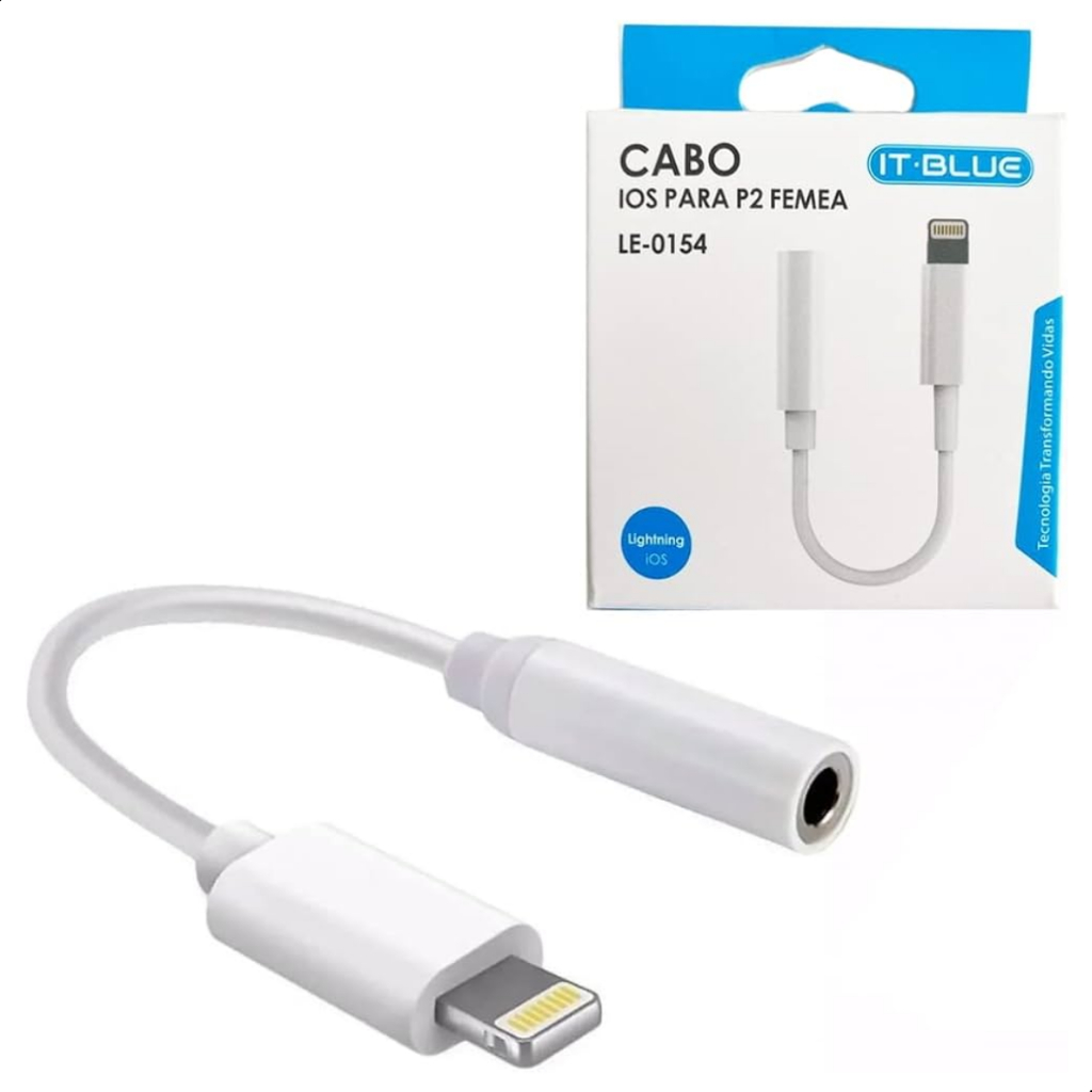 Adaptador Lightning Para Fone De Ouvido De IPhone E IPad Branco Shopee Brasil