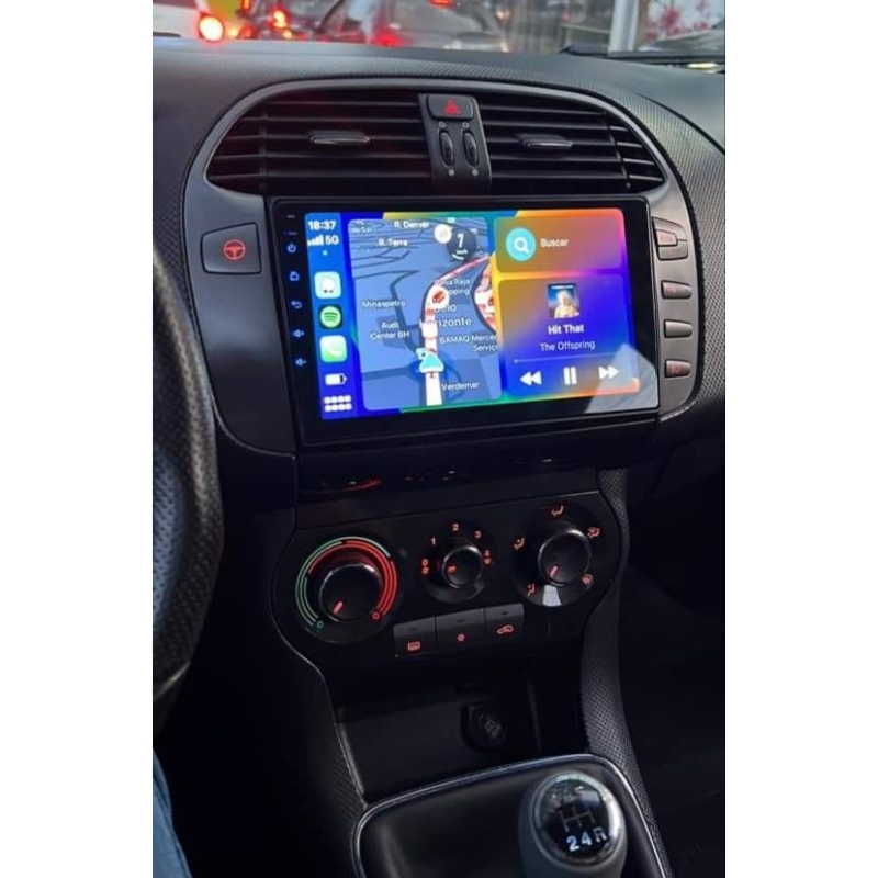 Multimidia 9 Polegadas Fiat Bravo Android Nativo e Carplay - Completa ...