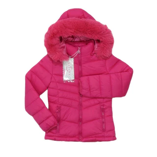 Jaqueta Nylon Forrada com Pelo Infantil Juvenil do 8 ao 16 Menina