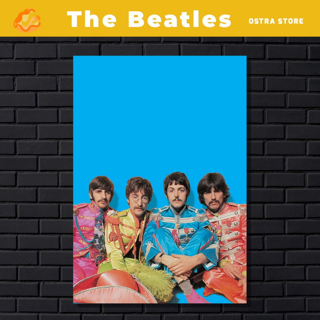 The Beatles 01 a 12 - Placa MDF & Quadro com Moldura - John Lennon