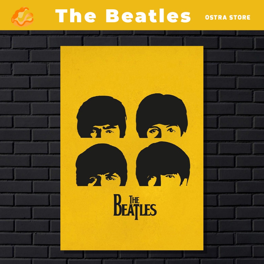 The Beatles 01 a 12 - Placa MDF & Quadro com Moldura - John Lennon