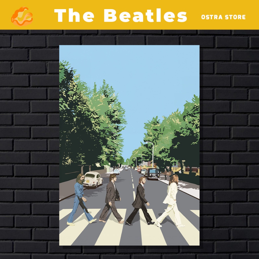 The Beatles 01 a 12 - Placa MDF & Quadro com Moldura - John Lennon