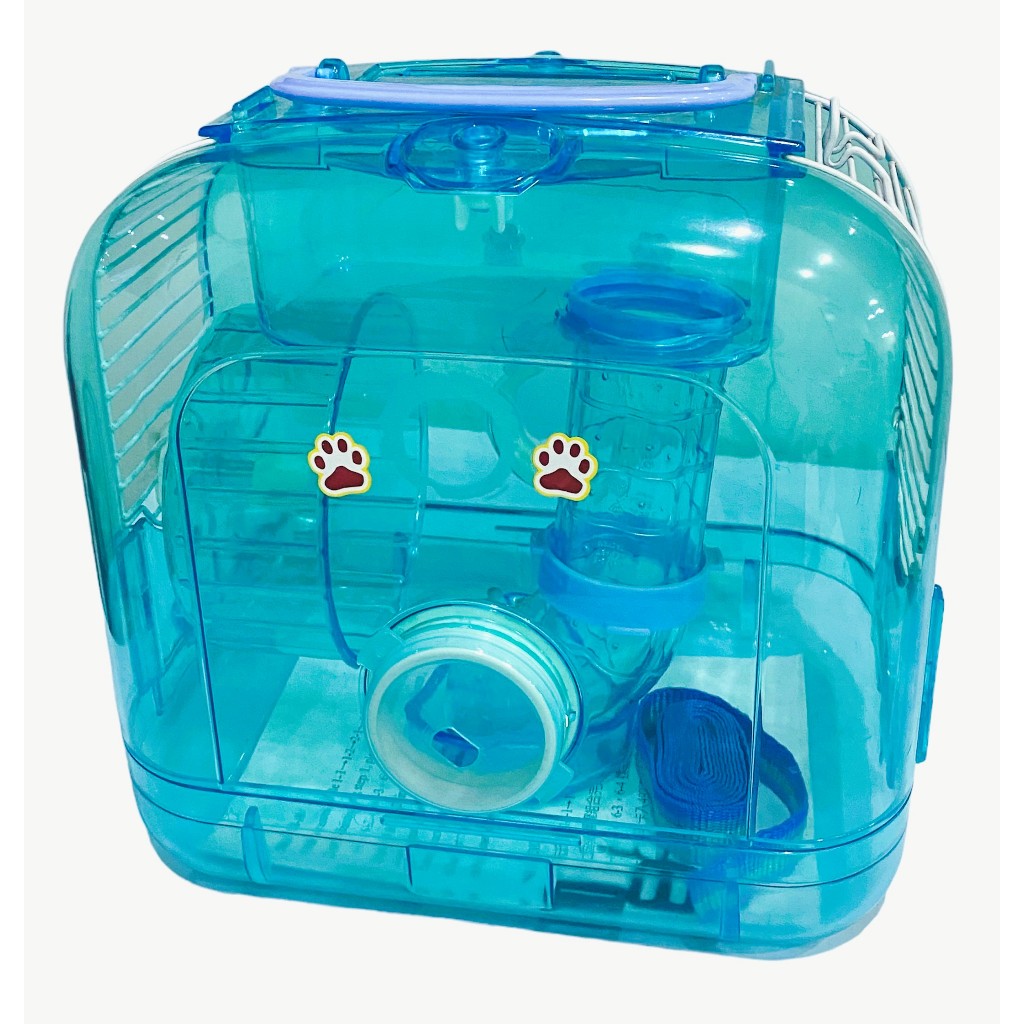 Gaiola Hamster Portatil C/alca P/viagem C/tubos -dc-721a