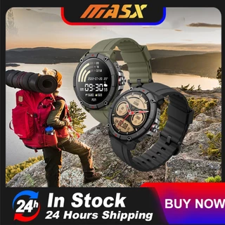 MASX Oasis X GPS Smart Watch Alexa Ultra HD Display GPS integrado Hi-Fi Bluetooth Chamadas telefônicas Relógio esportivo de nível militar