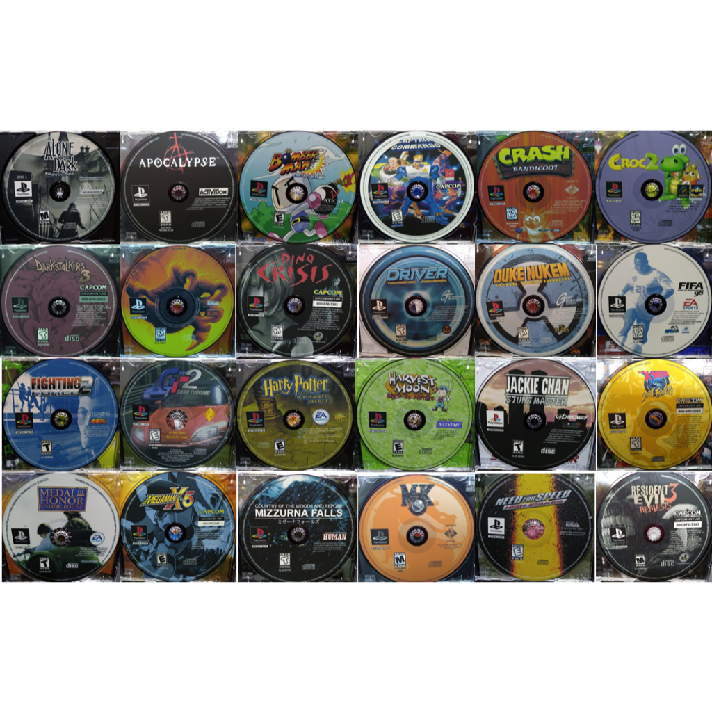 Jogo PS1 apenas o disco
