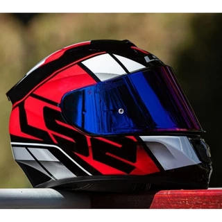 CAPACETE LS2 VECTOR EVO FT2 KRIPTON MATT BLACK RED WHITE TRI COMPOSTO