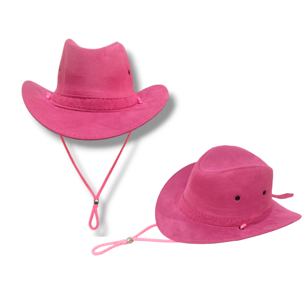 Chapéu Infantil Com Cordinha Criança Country Cowboy Cowgirl