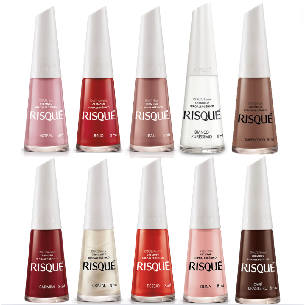 Esmalte Risque Escolha A Sua Cor Unitário Manicure - CORES MAIS ...