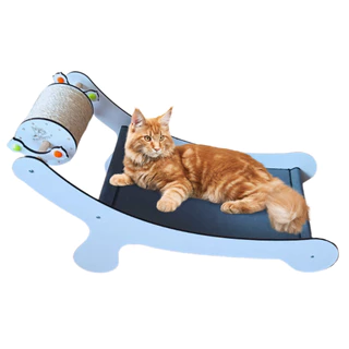 cama caminha para gato com arranhador e brinquedo pet interativo (PROMOÇÃO DE LANÇAMENTO)