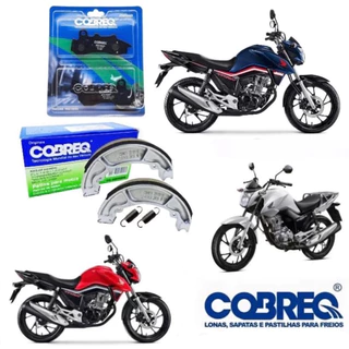 KIT LONA+PASTILHA DIANTEIRA COBREQ/DIFRAG CG TITAN FAN CARGO 160 C/CBS