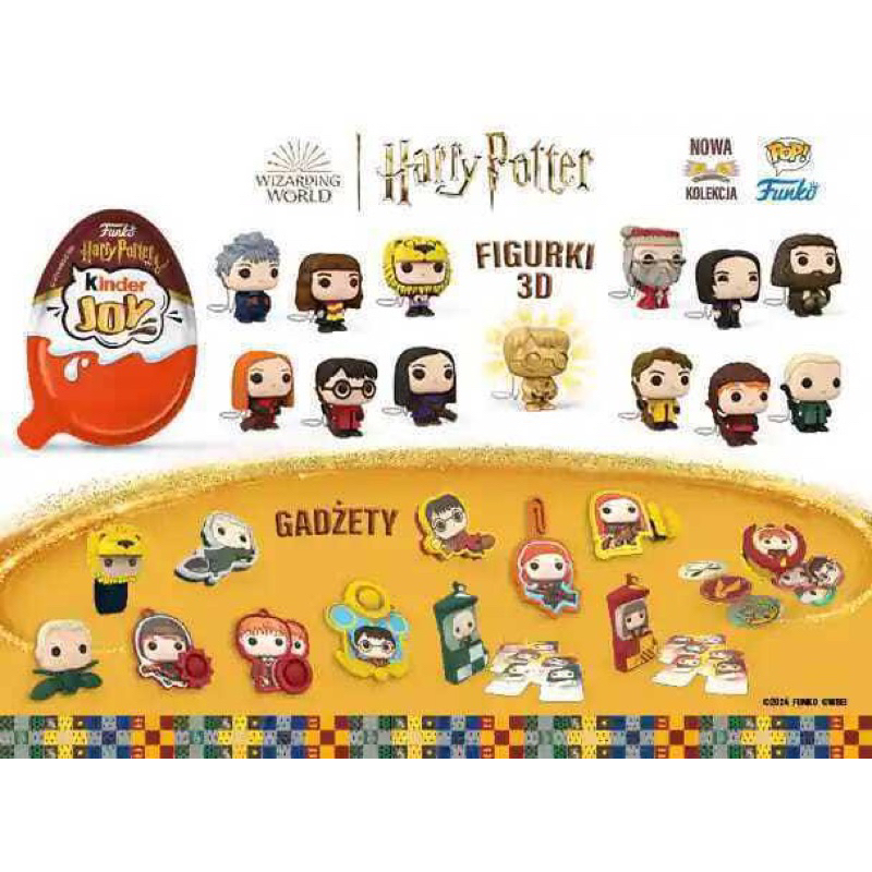 Mini Funko Kinder Joy - (Coleção Harry Potter Quadribol)