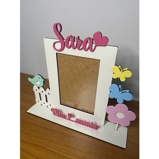 Porta Retrato Jardim Encantado - Personalizado - Lembrancinha de Aniversário