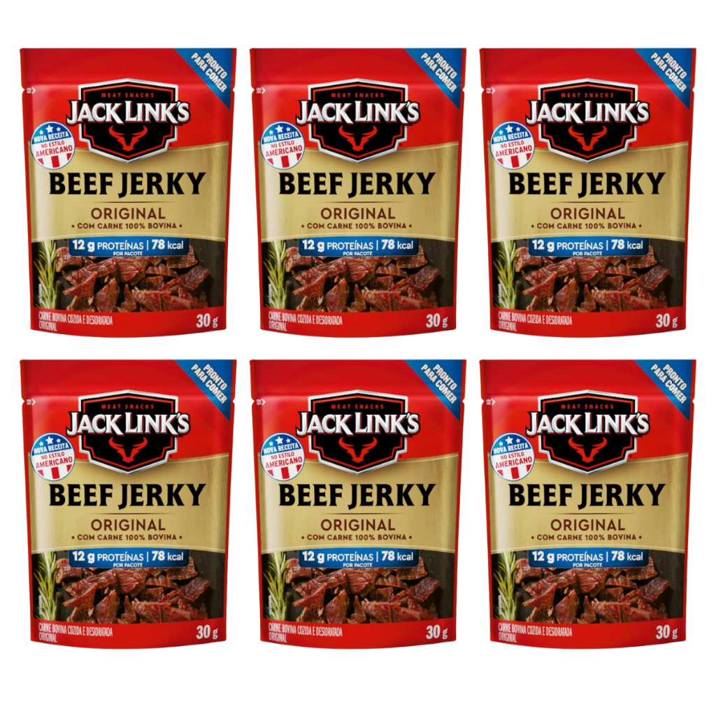 6 Beef Jerky Protein Snacks Carne Sabor Original Jack Links