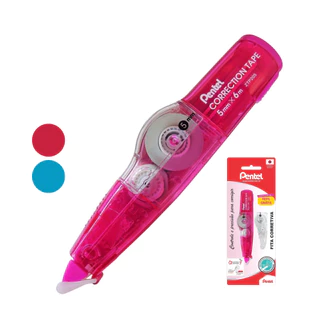 Fita Corretiva PENTEL Escolar (5mm x 6m) + Refil
