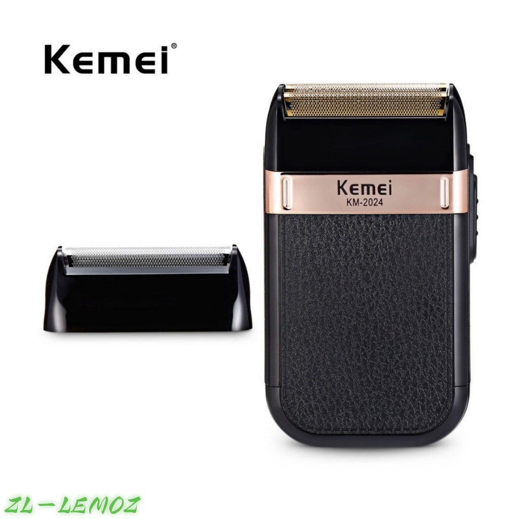 Maquina de barbear Barbeador elétrico sem fio recarregável Kemei Classic Shaver Km 2024 - Bivolt