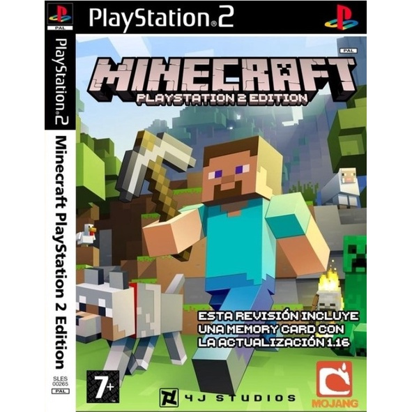 Minecraft M-PS2CRAFT Mod BETA - Ps2 Playstation 2 - Melhora o Preço