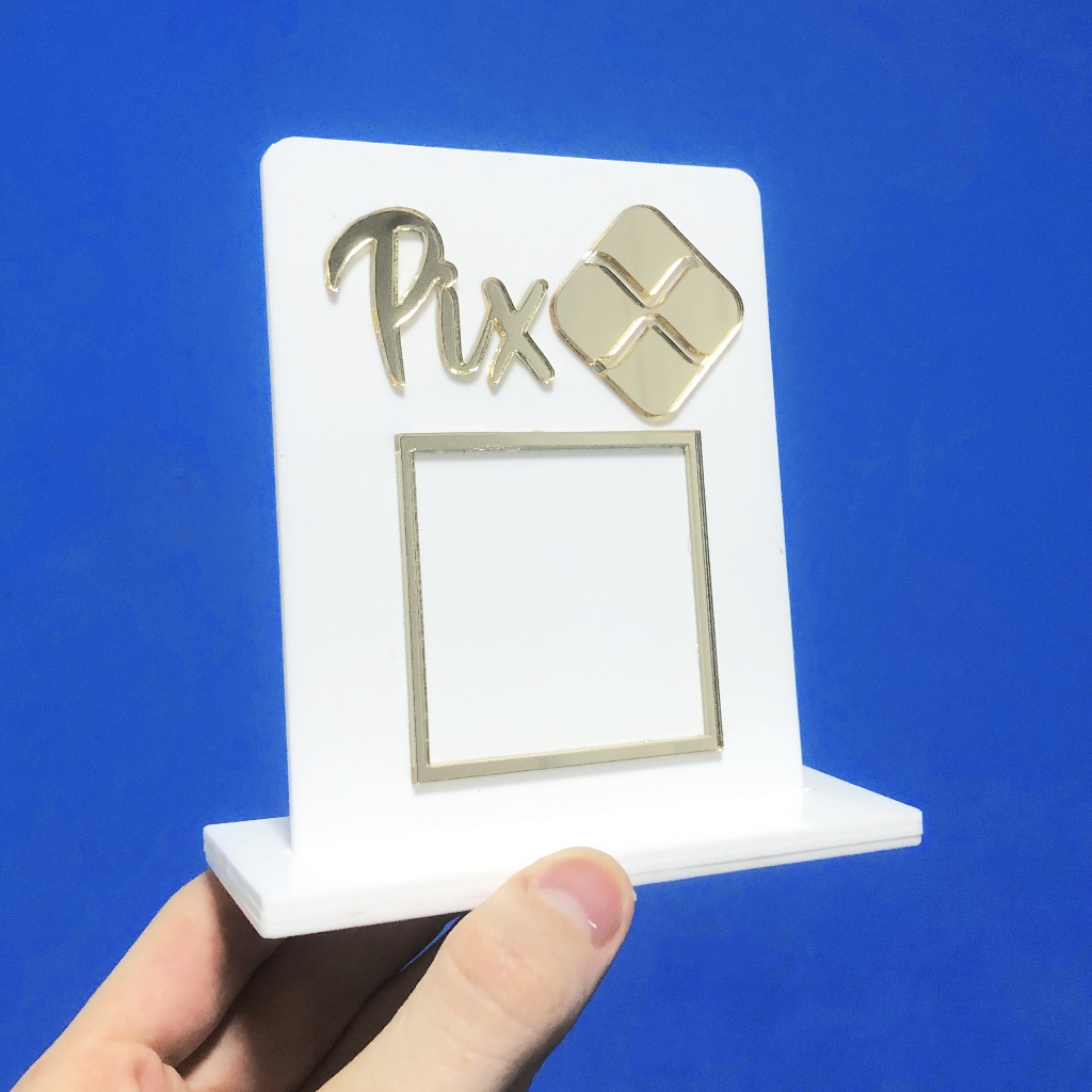 Mini Display para Pagamento de Qr Code 12x10cm | Shopee Brasil