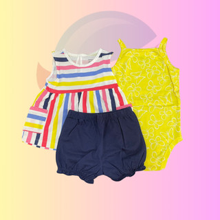 Kit Três Peças Carter's - Colorido em Oferta na Shopee