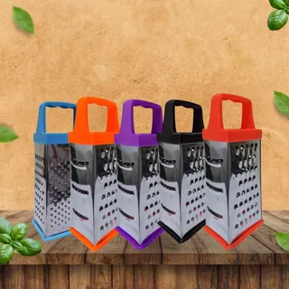 Ralador de Legumes 4 Faces Multiuso Cabo Inox Para Cozinha 21 cm