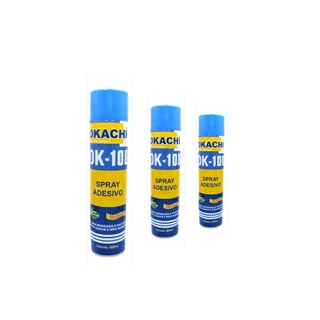 Kit 3 Okachi Spray Cola Temporária Patchwork Bordados Tecidos - 600 ml