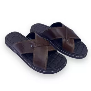 Sandália de couro Kaps Shoes chinelo Chinela ortopédica SOLA PONTIADA oferta