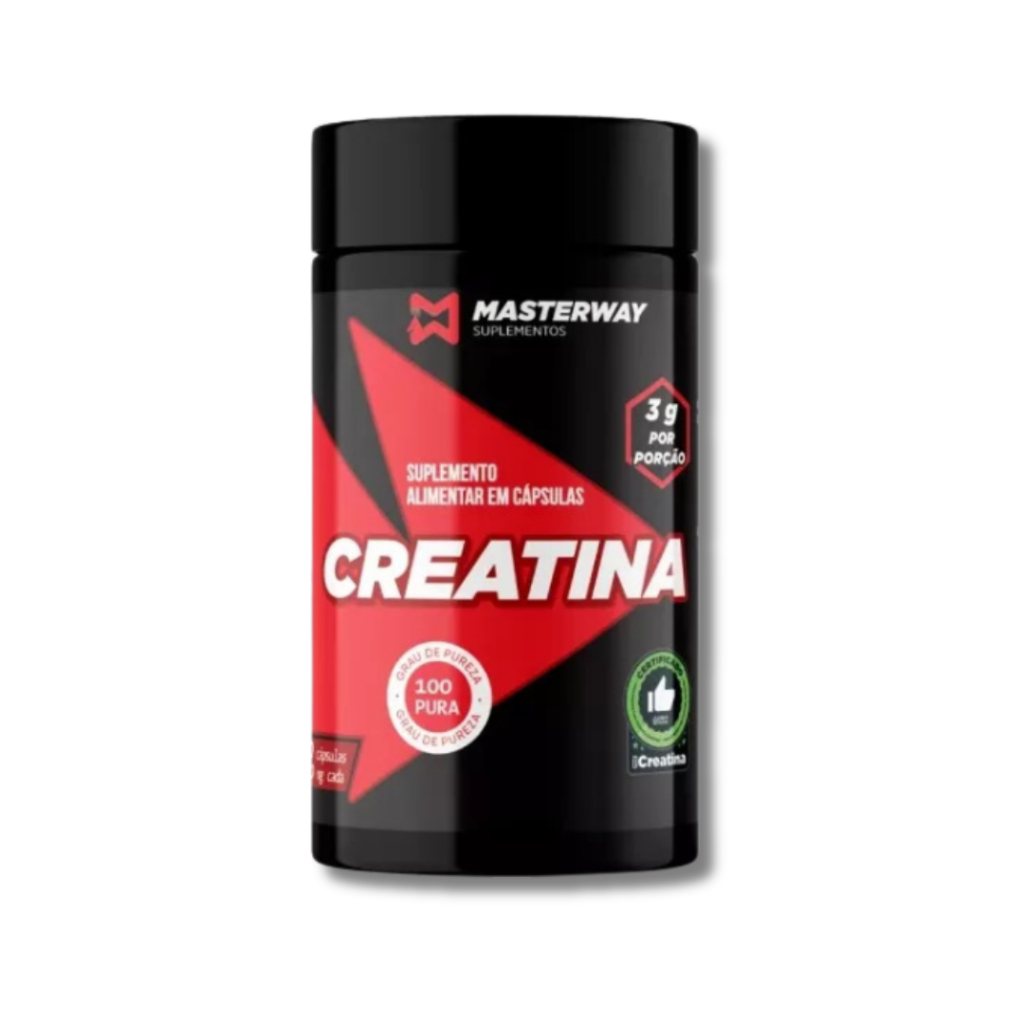 Creatina em Cápsulas (120 caps) - Masterway Suplementos | Shopee Brasil