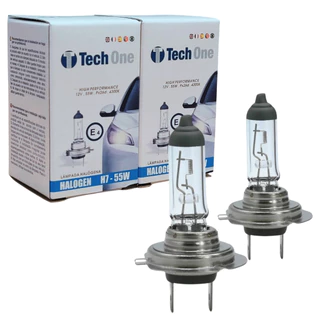 KIT 2 LAMPADA HALOGENA 12V TECHONE CAIXINHA 4300K H7 55W