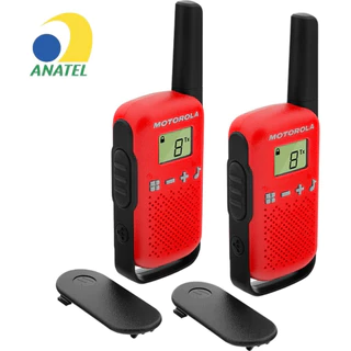 Radio Comunicador Motorola Talkabout 25km T110BR - Vermelho