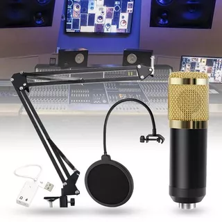 Microfone Condensador Estudio Gravaçao Youtubers.