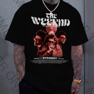 Camiseta Basica Algodao The Weeknd Starboy Legend The Fall Album Pop Unissex