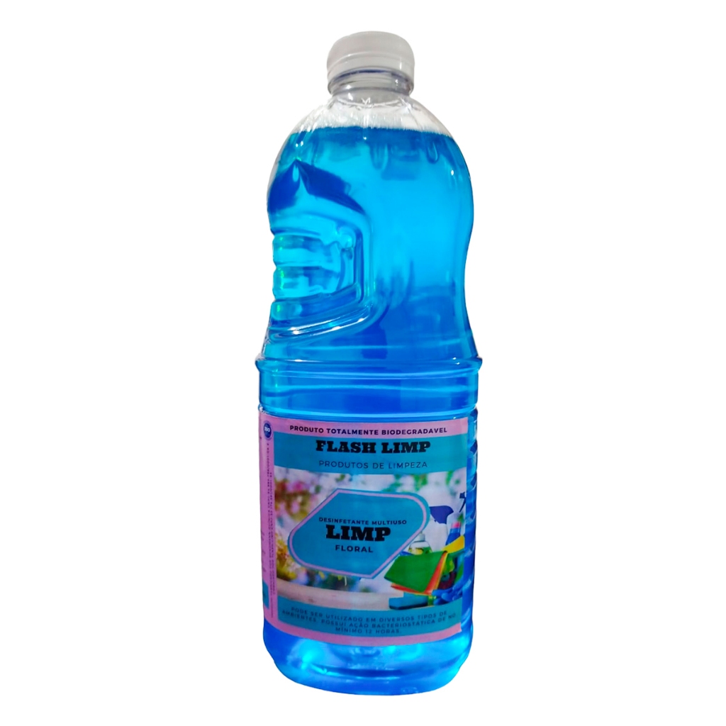 Desinfetante Cheiroso para Casa Multiuso 2 Litros Bactericida faz 20 ...