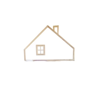 Moldura Casinha Auto Colante Dupla Face Casal 150cm Madeira Decoração
