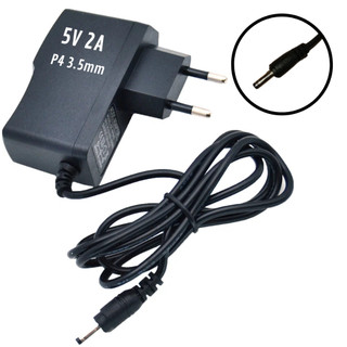 Fonte 5V 2A Bivolt Plug P4 3.5mm Para HUB USB 7 Ou 4 Portas Universal ...