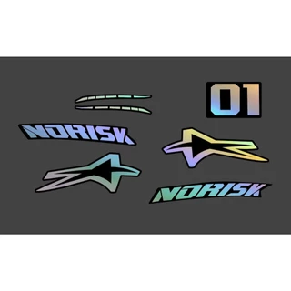 Kit Adesivos Norisk Holográfico