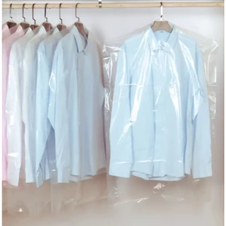 kit 50 SACO PLÁSTICO PROTETOR PARA ROUPAS DE ALTA QUALIDADE 50cmx70cm lavanderia, brechó, lojas, camisas, vestidos,