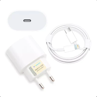 Carregador Turbo Usb 20w Para iPhone 11 12 13 14 15 Pro Max