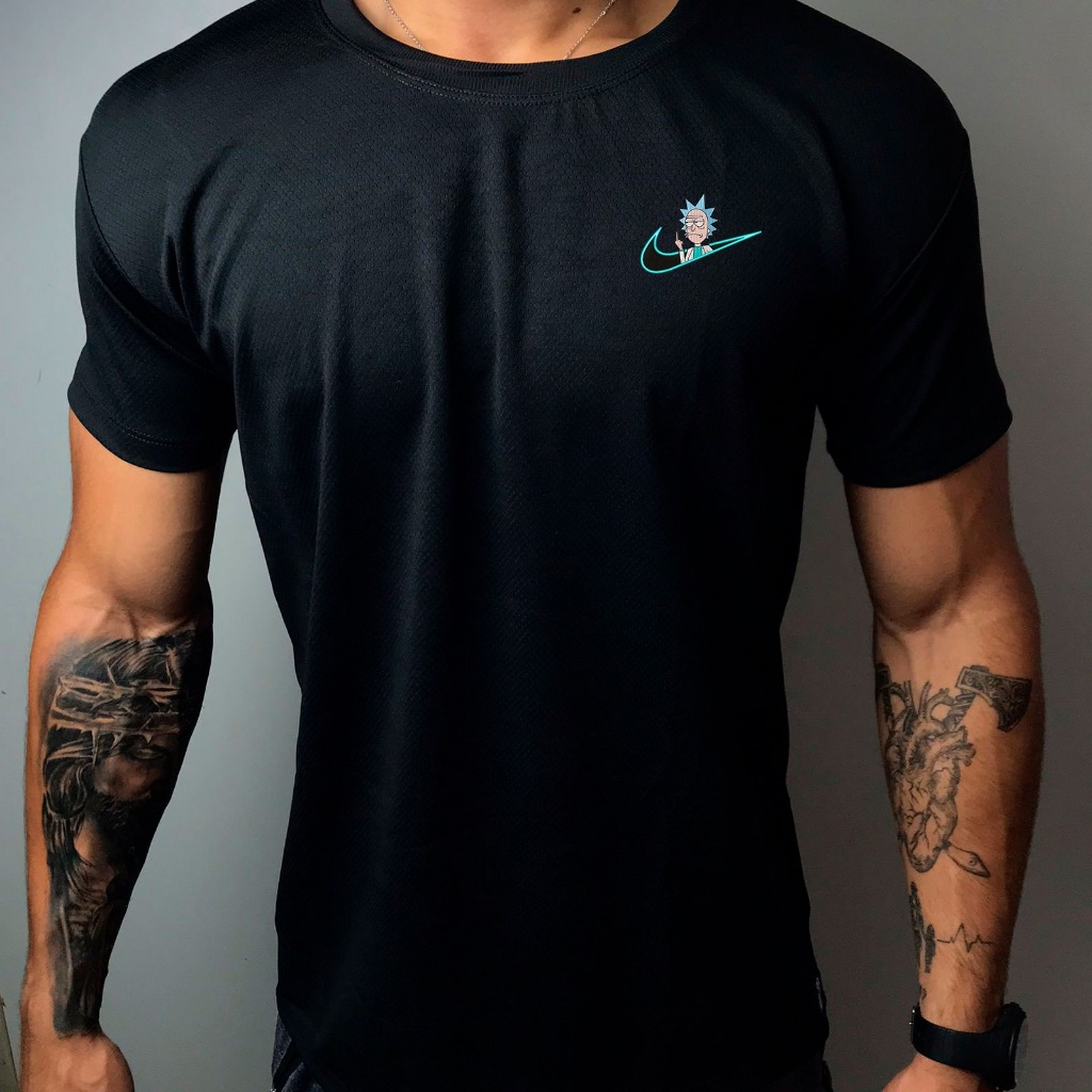 Camisa Dry Fit Masculina - De Marca Ricky Academia, Corrida, CrossFit, Ideal Para Treinos Intensos PROMO