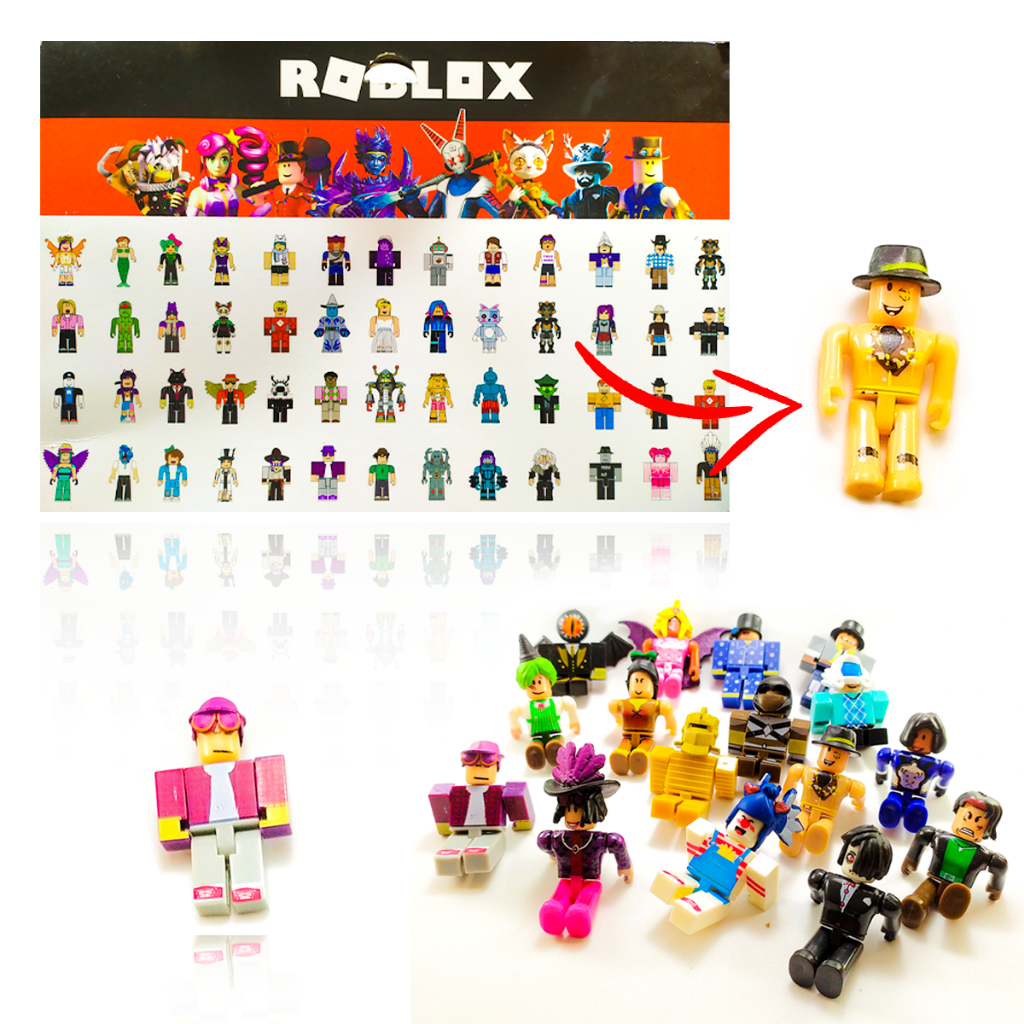 Kit 16 Bonecos Roblox Avatar Articulado Brinquedo Infantil | Shopee Brasil