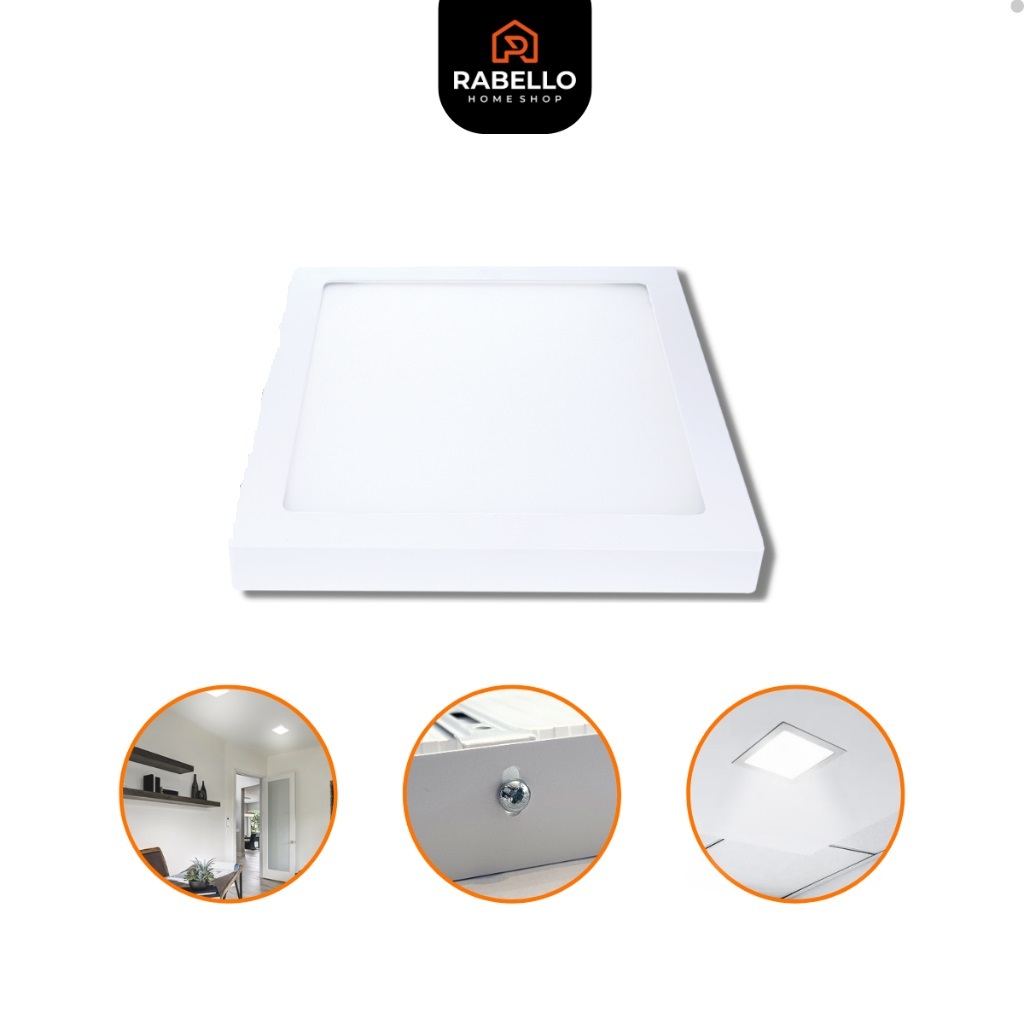 Painel Sobrepor/Embutir Quadrado Led 12w/18w /24w / 30w de Aluminio