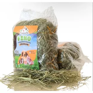 Feno Super Premium Para Coelho, Hamster, Porquinho Da Índia 1kg