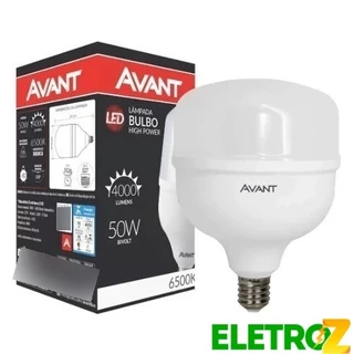 Lâmpada de Led Alta Potência 50W Bivolt Branco Frio Avant