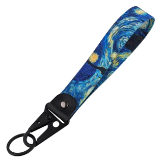 Chaveiro Pingente Personalizado Van Gogh Cordão Presente Lembrança Masculino Feminino