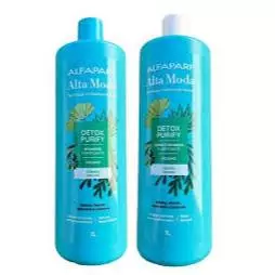 Kit Shampoo + Condicionador Alfaparf Alta Moda 1 Litro Detox Purify