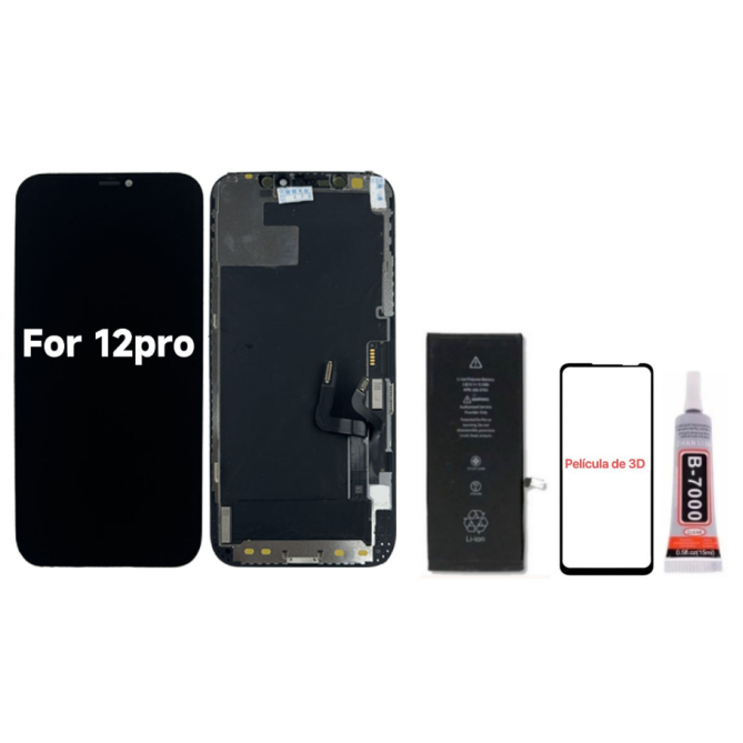 Tela Display Lcd Touch Compatível Iphone 12 / 12 Pro Incell